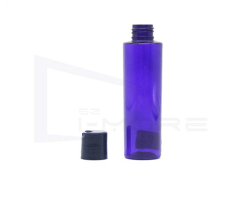 Custom Logo SGS 150ml Clear Flip Cap Bottles